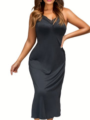 Lace Trim Pajama Set & Robe with Belt