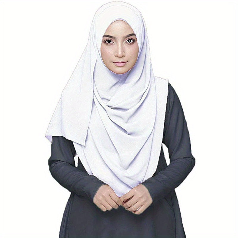 Chiffon Scarf Hijab Shawl Head Wrap Turban Windproof Beach Towel
