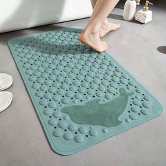 Square Bathroom Mat Anti Slip Pad Shower Anti Drop Suction Cup Floor Mat