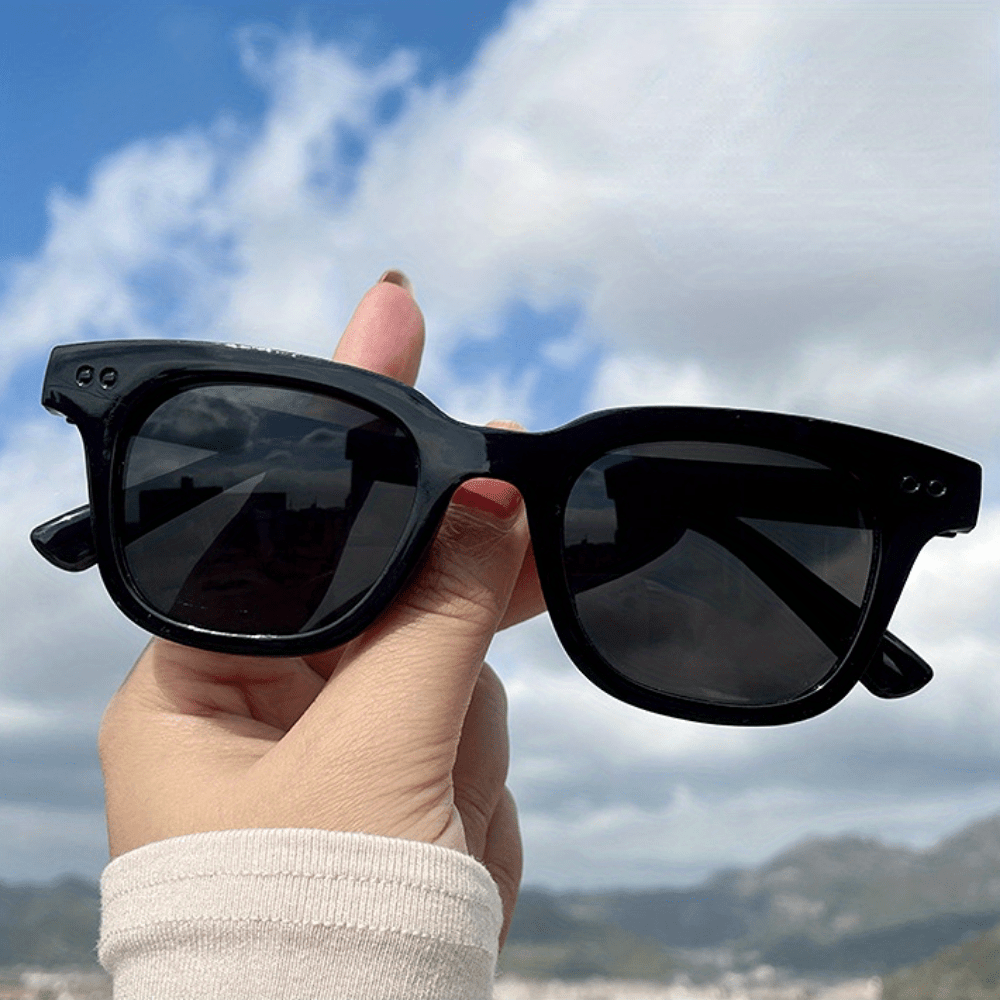 Men Women Clear Glasses Box Sunglasses Jelly Sunglasses