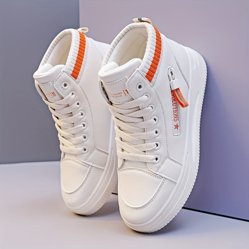 Women's Chunky High Top Sneakers Comfortable Non slip Sports Shoes