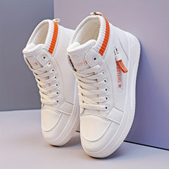 Women's Chunky High Top Sneakers Comfortable Non slip Sports Shoes