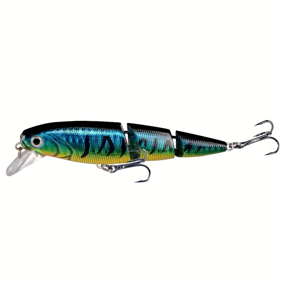 5pcs Jointed Wobbler Fishing Lures 4.33in 14.5g Perch Carp Segmented Crankba