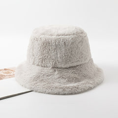 Fluffy Faux Fur Bucket Hat - Reversible - Bachelorette Party Matching Hats