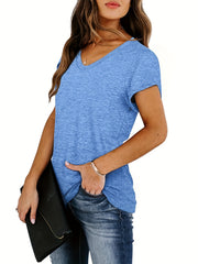 Stylish Women's Workout Tee Short Sleeve Activewear Top