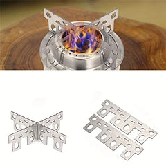 Portable Stainless Steel Outdoor Cooking Stove Bracket for Camping