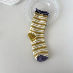 Striped Curling Socks Women's Stockings