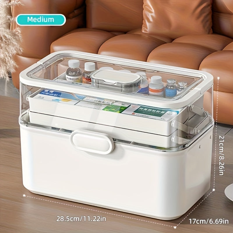 Extra Large Medicine Organizer Box for Home & Dorm