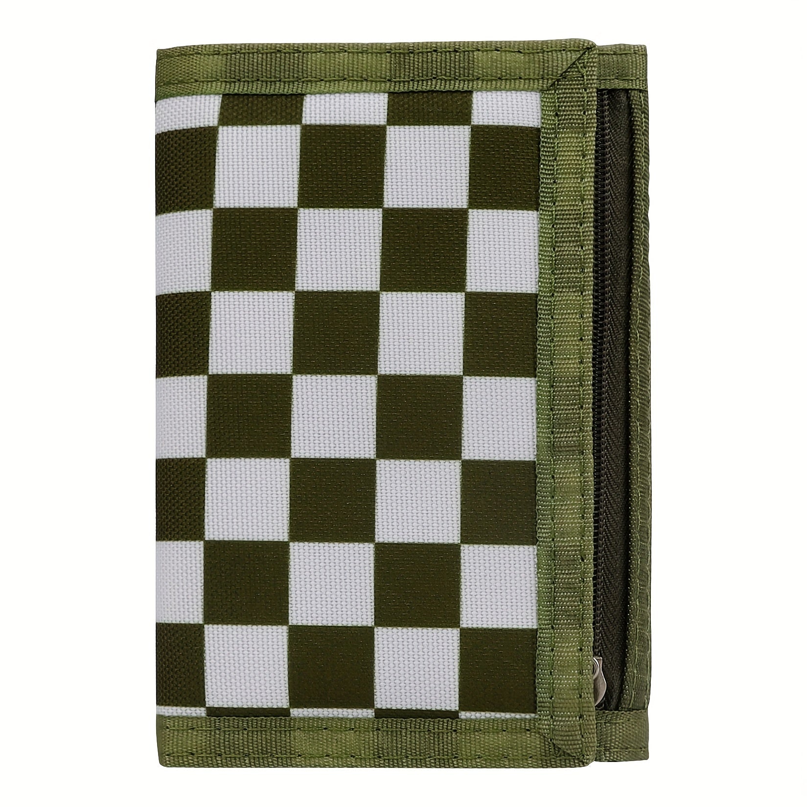 Men's Plaid Wallet Casual Coin Purse Soft Bag