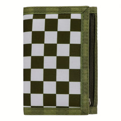 Men's Plaid Wallet Casual Coin Purse Soft Bag