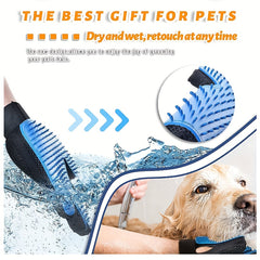 Dog Hair Removal Glove for Grooming Dogs and Cats