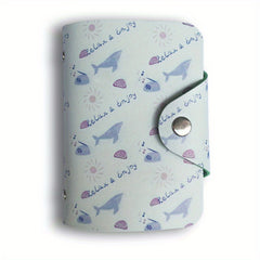 Cartoon PU Leather Card Holder 24 Slots