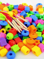 40pcs Colorful Bead String Game Building Blocks for Boys and Girls Party F18