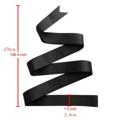 Solid Waist Ribbon Belt Bridal Wedding Belt Long DIY Bow Belt