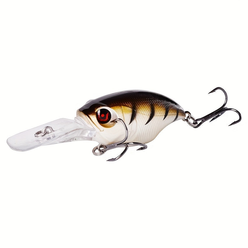 8pcs Crankbait Fishing Lures Wobbler Hard Bait 3D Eyes Freshwater Saltwat