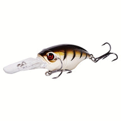 8pcs Crankbait Fishing Lures Wobbler Hard Bait 3D Eyes Freshwater Saltwat