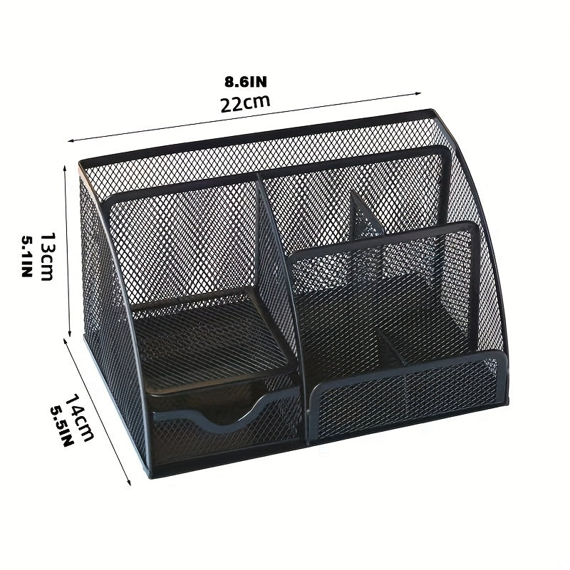 Metal Pen Holder Stationery Storage Box Back To School Supplies