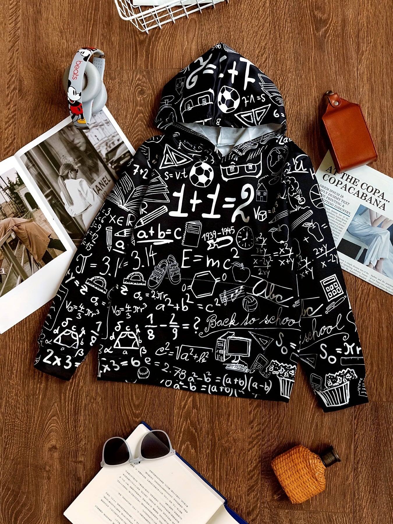 3D Print Boys Hooded Sweatshirt for Spring Fall Kids