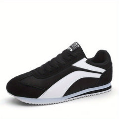 Women's Lace Up Running Shoes Comfortable Flat Shoes Breathable Athletic Sneaker