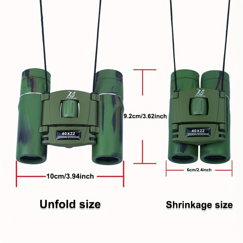 40x22 Camo Binoculars HD Optics For Outdoor Adventures