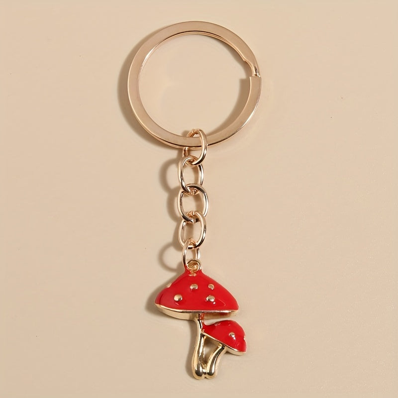 Cute Mushroom Rabbit Keychain Pendant Bag Accessory