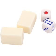 Mini Chinese Mahjong Game Set With 146 Tiles & Dice