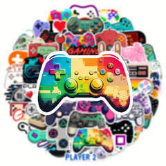 50 Pcs Game Console Graffiti Sticker Waterproof Sticker