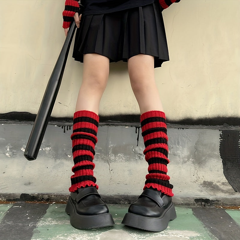 Colorblock Knee High Socks Women's Stockings & Hosiery