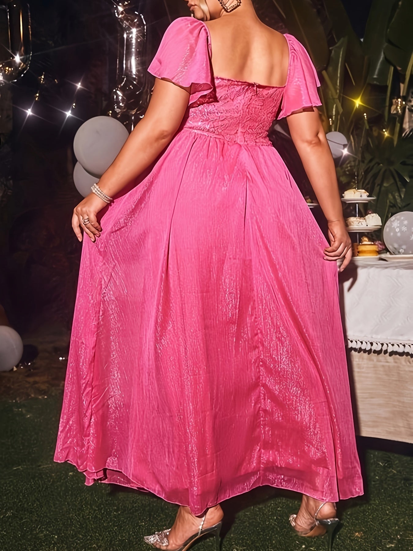 Bridesmaid Dress Sweetheart Neck Maxi Evening Formal Dress
