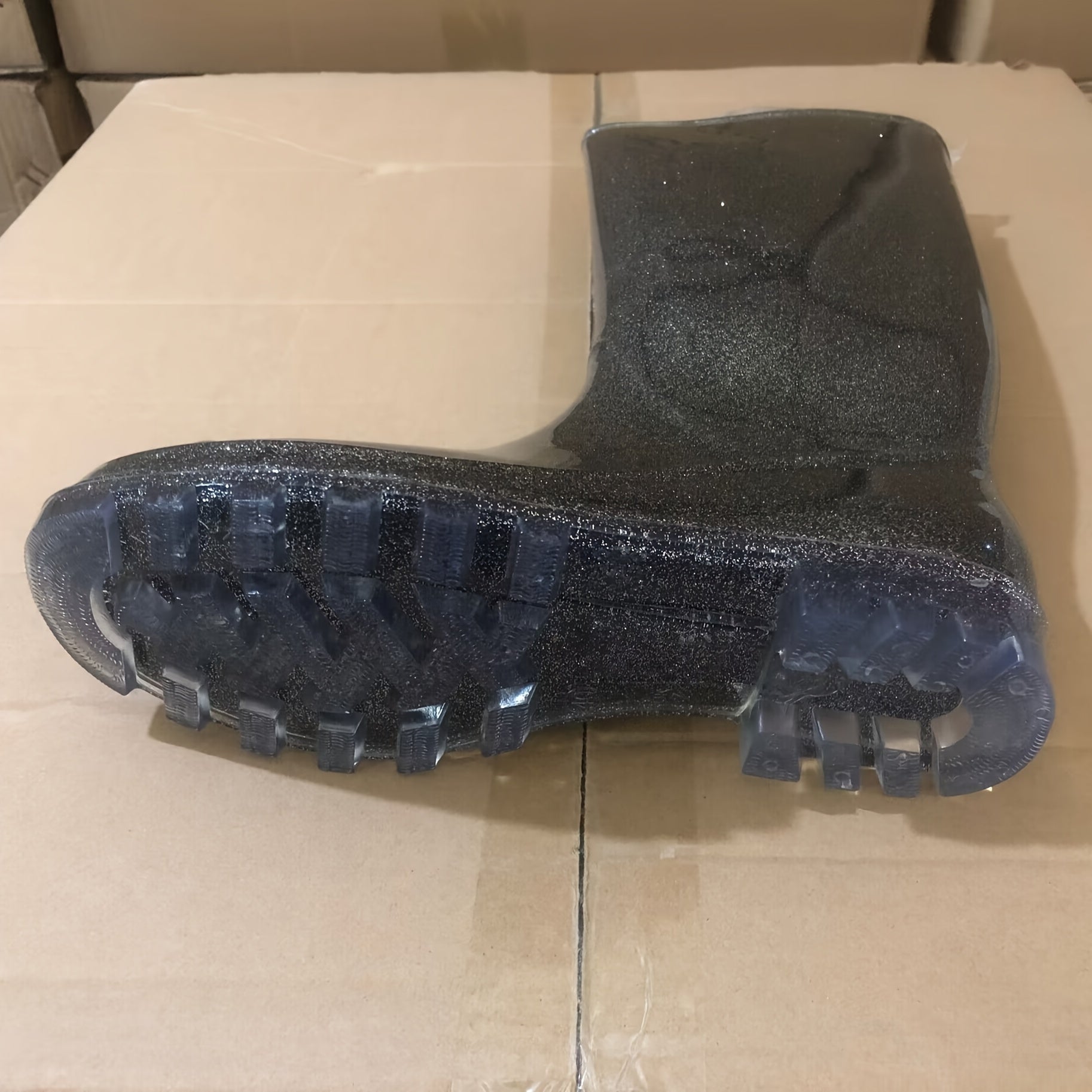 High Tube Women's Rain Boots Non-slip Rubber Waterproof Shoes