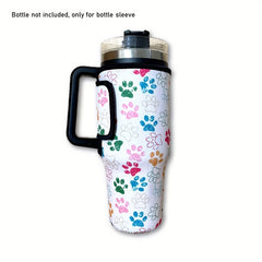 Neoprene Cup Insulated Sleeve Plaid 1200ml Tumbler Bottle