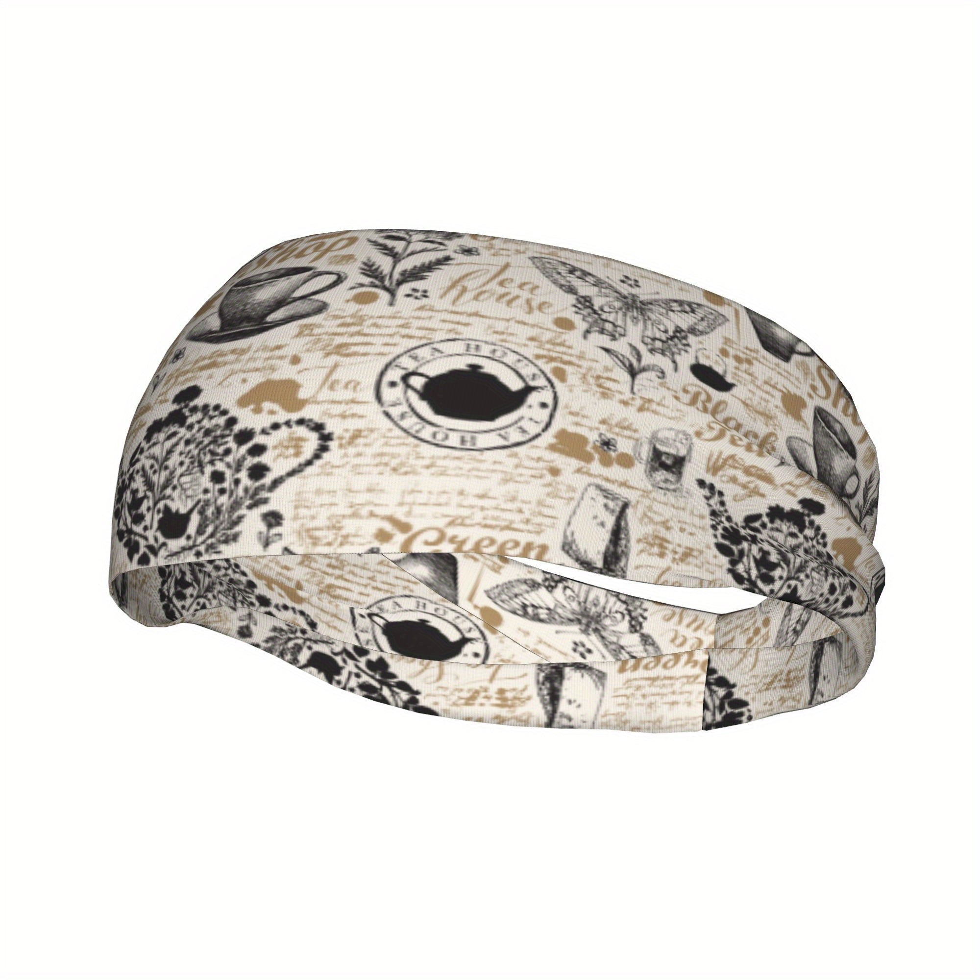Vintage Inspired Breathable Headband for Sports & Casual Wear