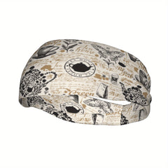 Vintage Inspired Breathable Headband for Sports & Casual Wear
