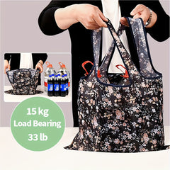 Large Capacity Folding Shopping Bag Portable Nylon Hand-held Storage
