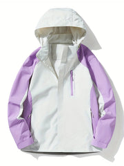 Women's Camo Outdoor Jacket w/ Removable Hood