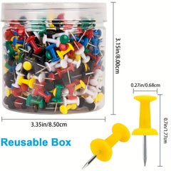 400pcs Stick Pin Thumb Nails for Office Organization