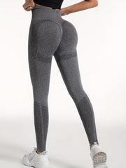 Seamless High Waist Yoga Leggings Running Sports Tight Pants