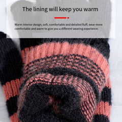 Men's Thick Fleece Winter Cycling Gloves