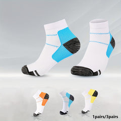 Colorblock Crew Socks for Women