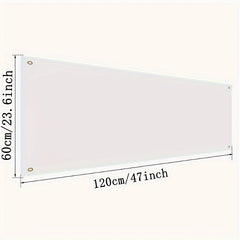 DIY Decorative Banner Party Sign Blank Polyester Sublimatio