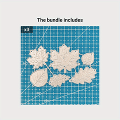Leaves Metal Cutting Dies for Scrapbooking and Card Crafting