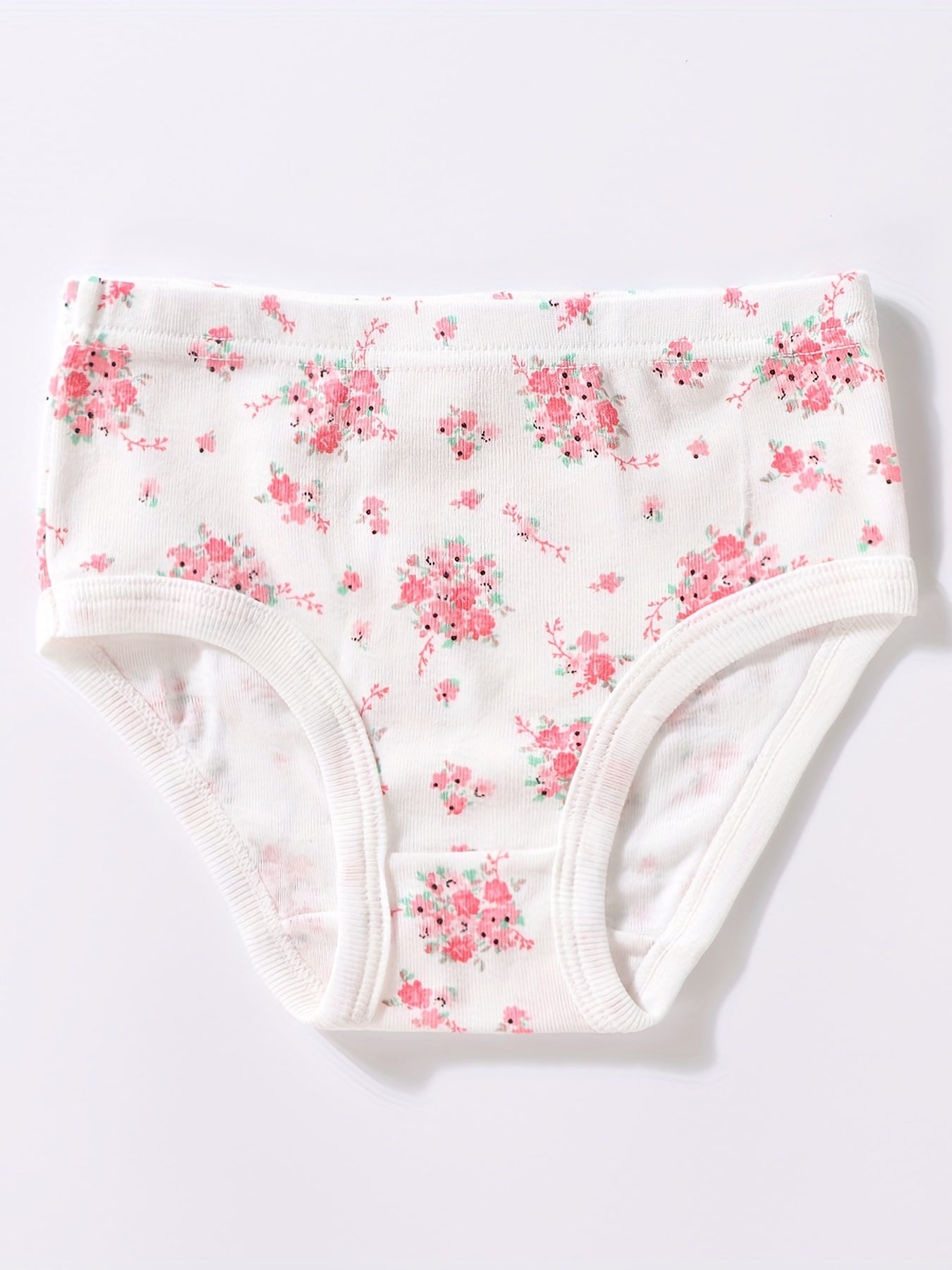 3pcs Girl's Triangle Panties Multiple Colors Elastic Waist Shorts