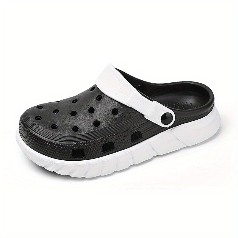Men's Slip On Platform Clogs Durable Beach Garden Shoes