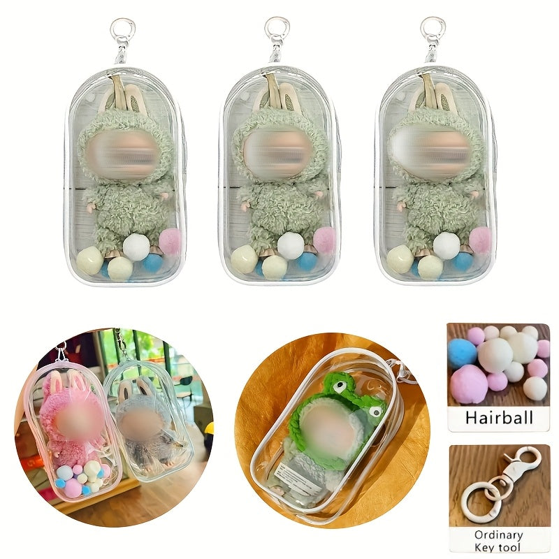 3pcs Doll Storage Box with Colorful Balls and Buttons