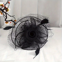 Female Mysterious Gauze Hair Clip Lady Hair Accessories Headband