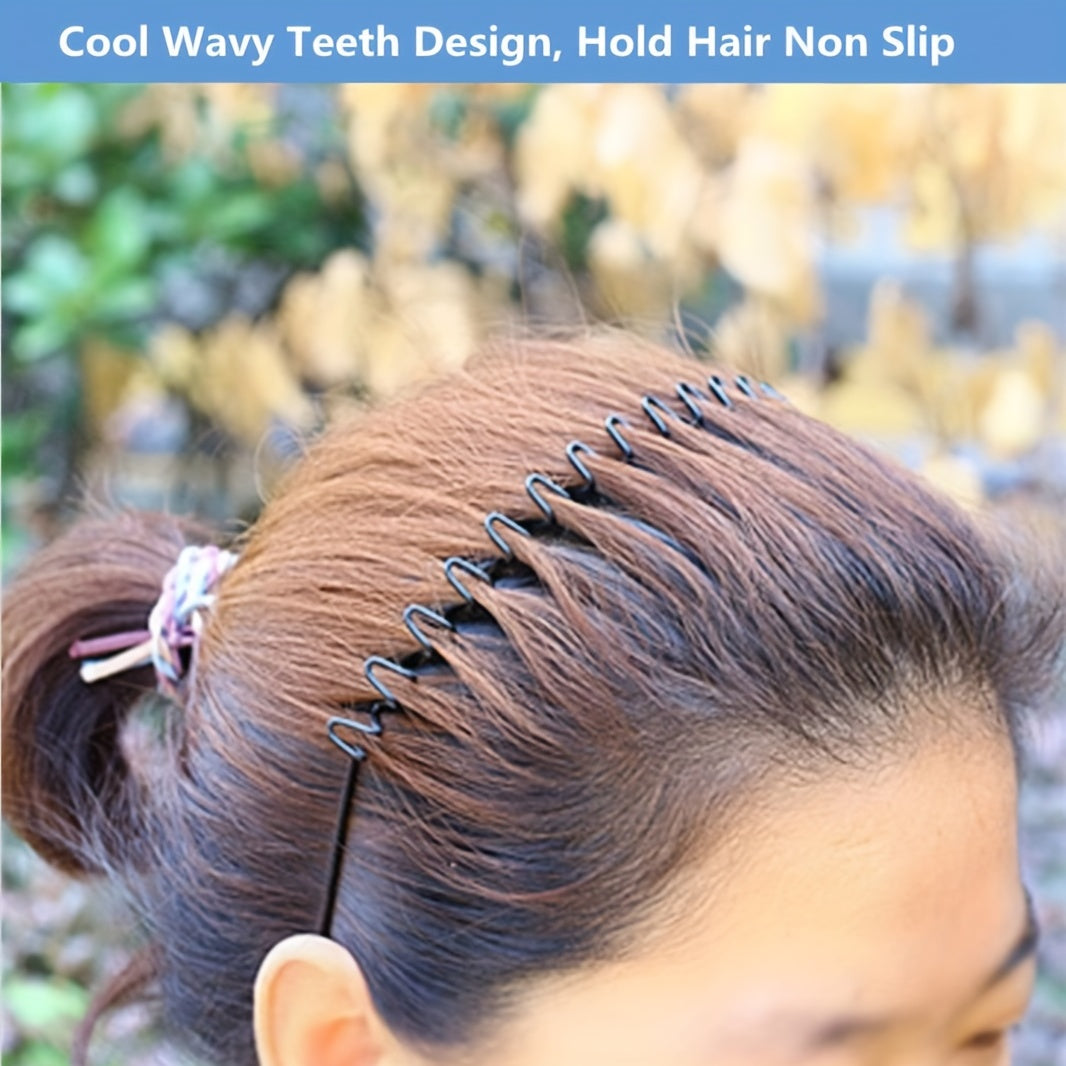 Stylish Unisex Metal Hair Band for Outdoor Sports