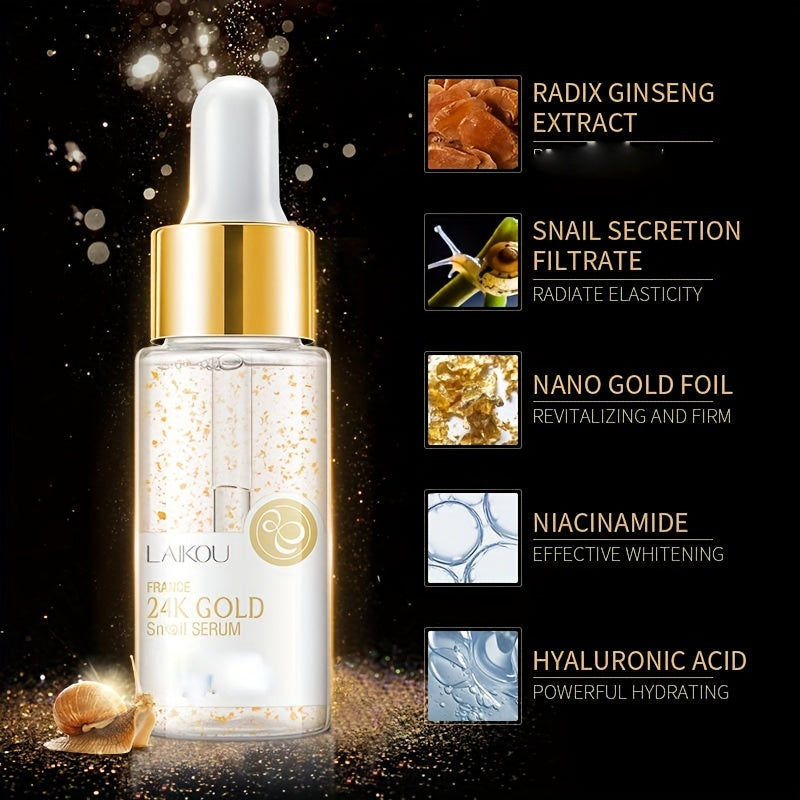 Golden Snail Face Serum Booster Serum Moisturizing And Hydrating