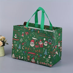 8pcs Christmas Gift Bags Reusable Tote Bags for Xmas Party Supplies