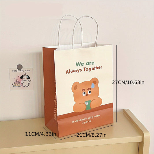 Cute Cartoon Girl Handbag Birthday Gift Bag