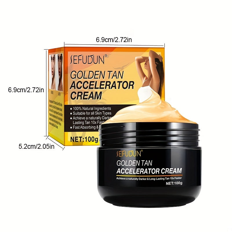 Self Tanning Gel Face Body Bronzer Lotion Wheat Summer Seaside Sunbathing